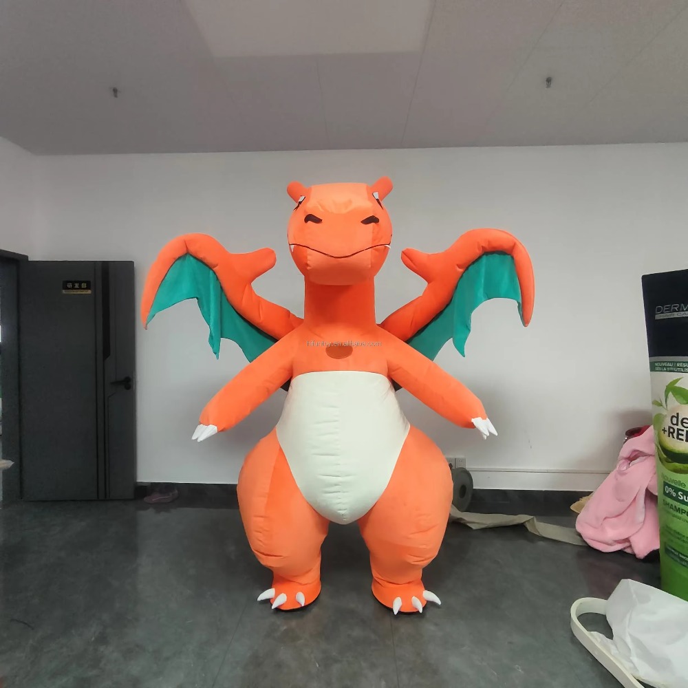 Inflatable Dinosaur Costume Adult - Halloween Boże Narodzenie Dinozaur Chodzący Strój