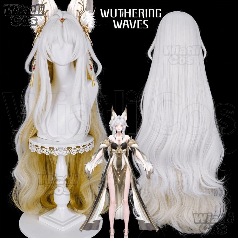 Anime Cosplay Wig Heat Resistant - Peruka do cosplayu Wuthering Waves Heart