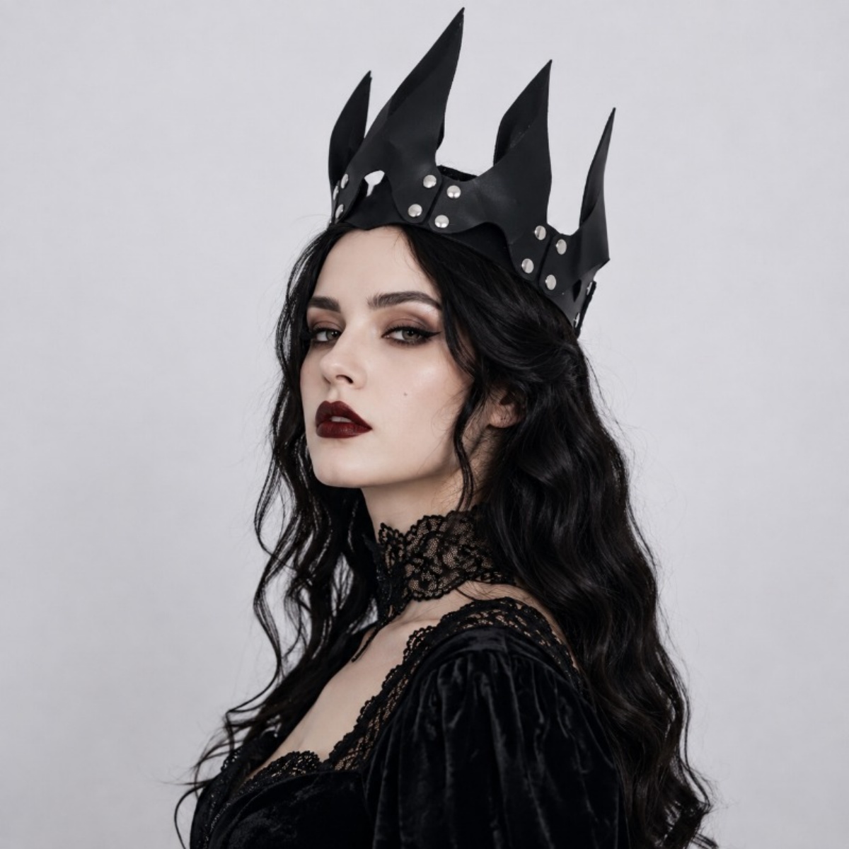Costumes - Halloweenowa korona w kształcie płomieni, ozdoba