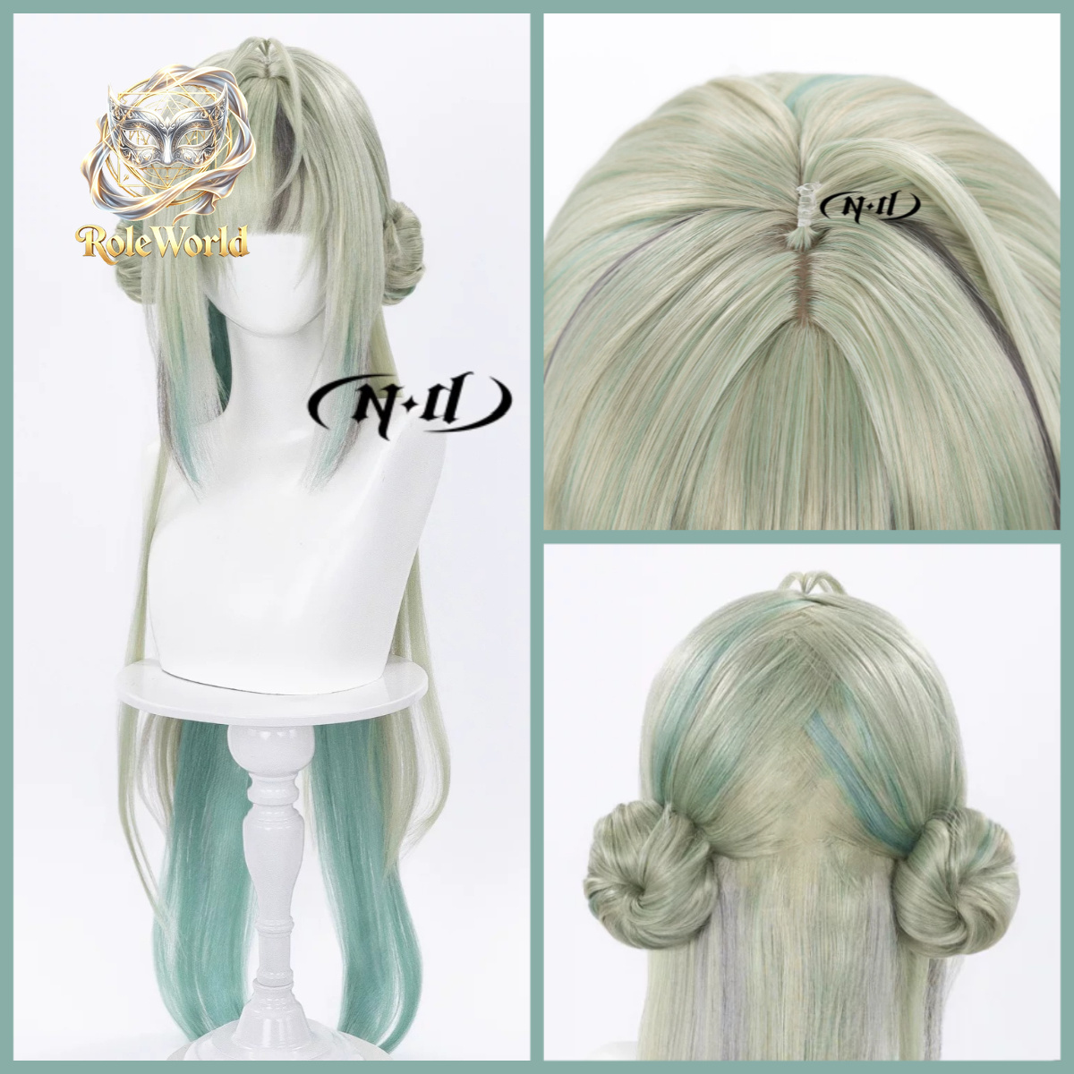 Anime Cosplay Wig Heat Resistant - Peruka Si z Arknights Endfield Si,
