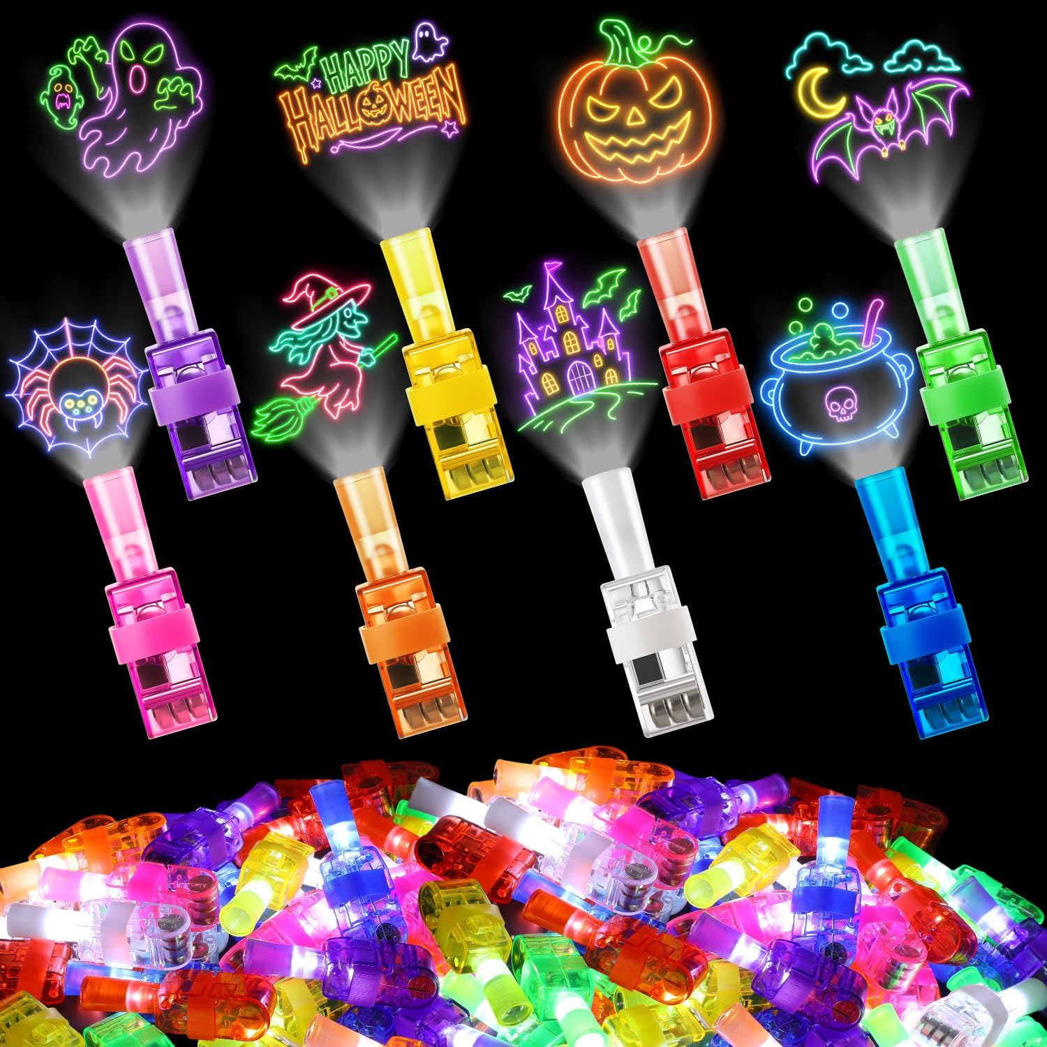 4/40 SZT. Halloweenowe lampki  – Glow In The Dark Party Glasses recenzja i cena