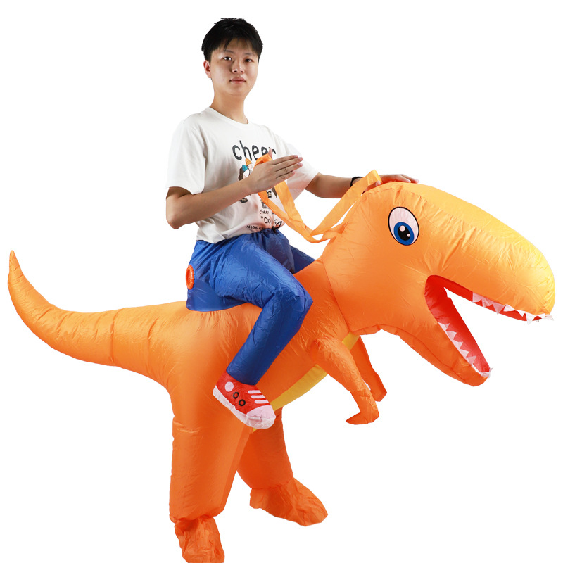 Kostium dmuchany dinozaur dla  – Inflatable Dinosaur Costume Adult recenzja i cena