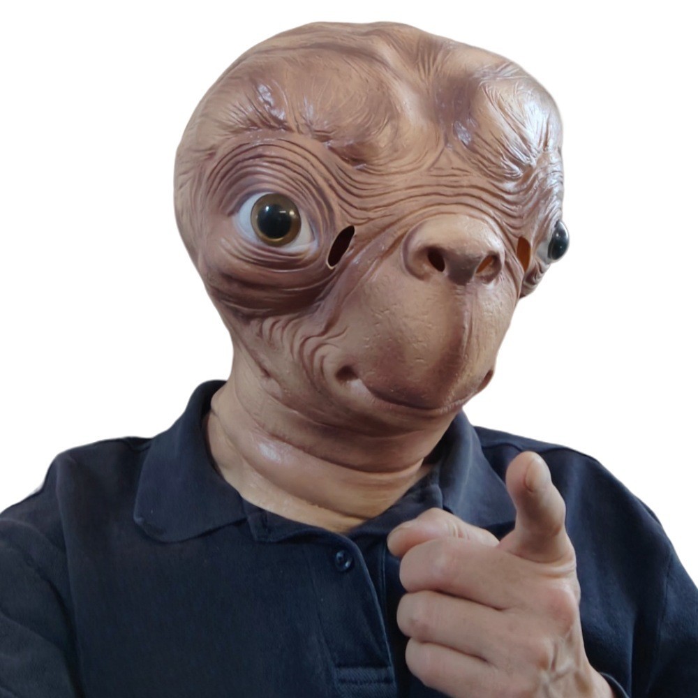 Realistyczna lateksowa maska E – Latex Alien Mask Realistic recenzja i cena